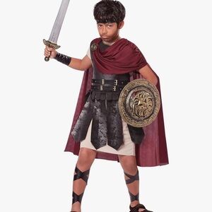 California Costumes Roman Gladiator Outfit - Burgundy and Black